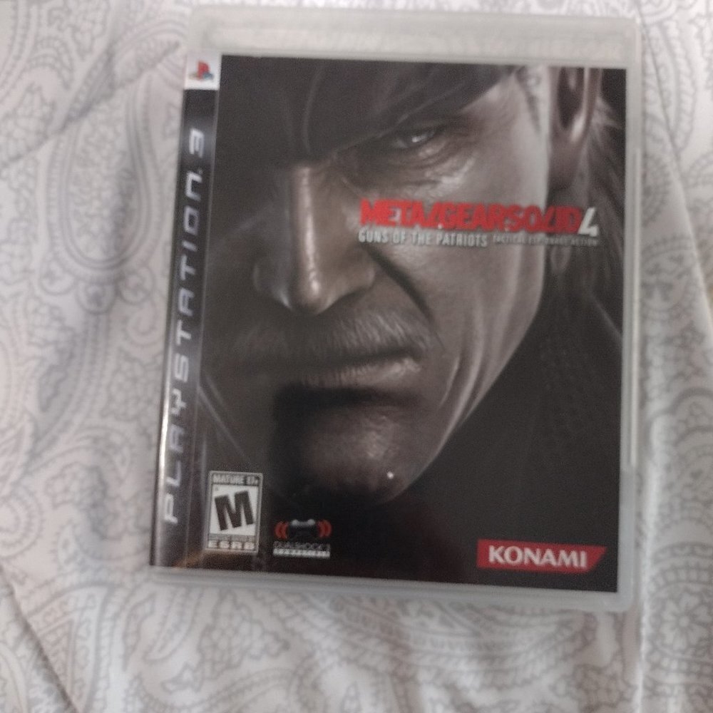 MetalGearSolid 4 Playstation 3 Game